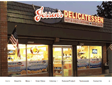 Tablet Screenshot of jessensdeli.com